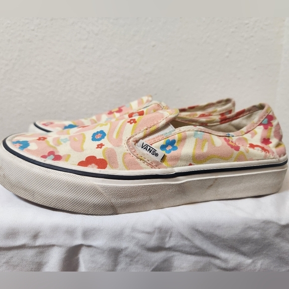 Vans Slip On Vr3‎ SF Groovy Floral Sneaker Shoe Women's Skater Feminine Size 6 - Picture 1 of 8